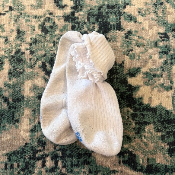 White Ribbed Ankle Socks - Picture 4 of 4